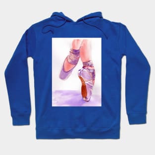 Ballet Pointe Shoes Painting Hoodie